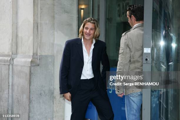 Presidential Candidate Of Union For Popular Movement Nicolas Sarkozy Arrives At His Campaign Headquarters In Paris, France On May 06, 2007 - Jean...