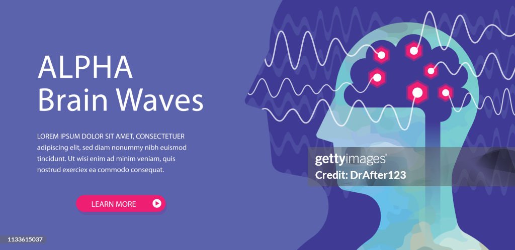 Alpha Brain Waves Web Banner