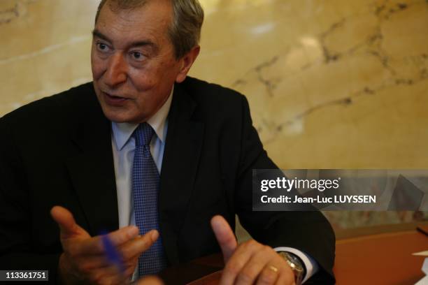 At The Heart Of The National Assembly In Paris, France On July 11, 2007 - Jacques Pelissard.