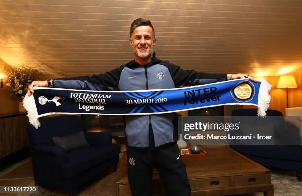 Benito Carbone of Inter Forever at The Lodge on March 29, 2019 in London, England.