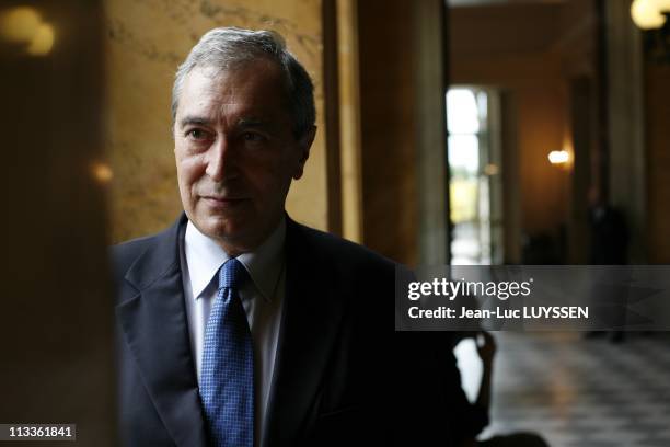 At The Heart Of The National Assembly In Paris, France On July 11, 2007 - Jacques Pelissard.