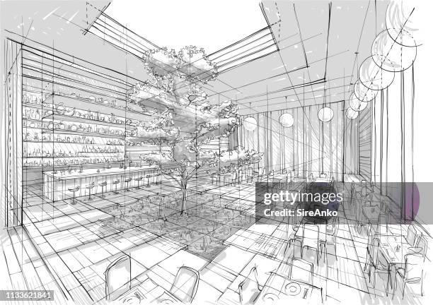 innenraumillustration - designberuf stock-grafiken, -clipart, -cartoons und -symbole
