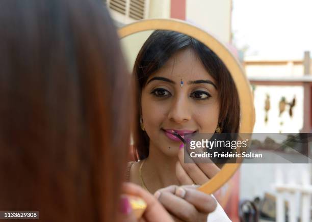 Indian actress and model Archana Galrani aka Sanjjanaa, during a movie set in Ramoji Film City, the largest integrated film city and also a popular...