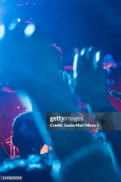 environment of a concert, in andalucia.  spain - persona irreconocible stock pictures, royalty-free photos & images