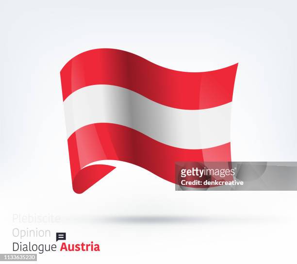 internationales dialog-und konfliktmanagement in österreich flagge - austria stock-grafiken, -clipart, -cartoons und -symbole