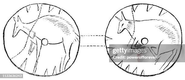 史前的鼠肉叫觀賞性骨盤-160, 000 至 40, 000年前 - early homo sapiens 幅插畫檔、美工圖案、卡通及圖標