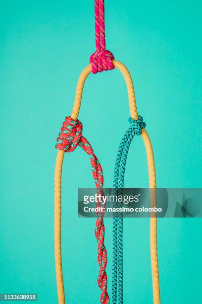 Connection concepts with climbing ropes