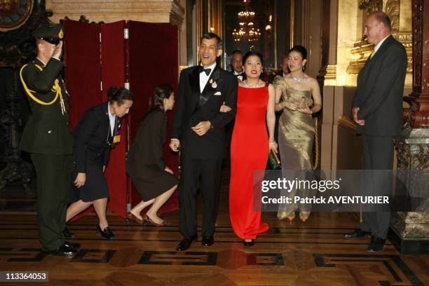 Princess Sirivannavari Nariratana Of Thailand Fashion Collection In Paris, France On September 29, 2007 - Princess Sirivannavari, her father Crown...