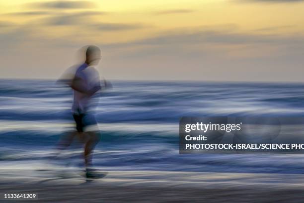 stockillustraties, clipart, cartoons en iconen met jogger - tel aviv