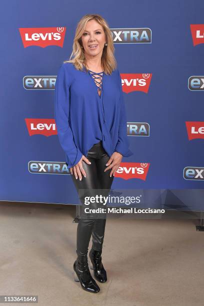 Reality TV personality and Real Housewife of New York City Ramona Singer visits "Extra" at The Levi's Store Times Square on March 04, 2019 in New...