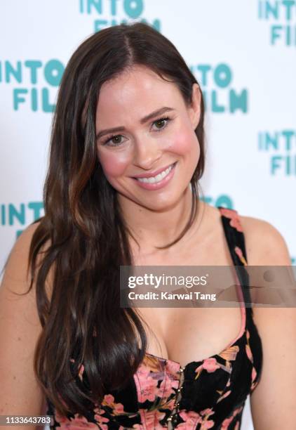 Camilla Thurlow attends the Into Film Award 2019 at Odeon Luxe Leicester Square on March 04, 2019 in London, England.