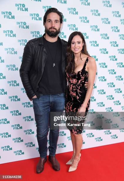 Jamie Jewitt and Camilla Thurlow attend the Into Film Award 2019 at Odeon Luxe Leicester Square on March 04, 2019 in London, England.