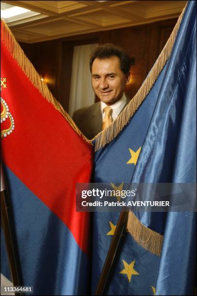 One Day With The Serbian Vice Prime Minister, Bozidar Djelic In Belgrade, Serbia On September 25, 2007 Born in Tito's Yugoslavia, arrived in France...