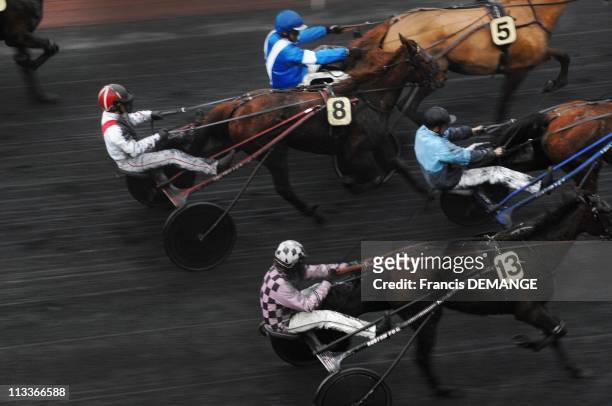 Exclusive - 'Grands Prix' Backstages In Paris, France On January 18, 2008 - Vincennes's racecourse measures 42 hectares - It is specified for horse...
