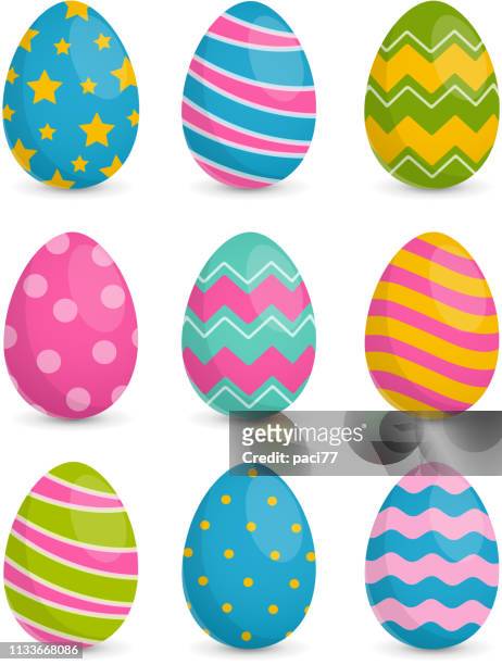 bildbanksillustrationer, clip art samt tecknat material och ikoner med påsk ägg - eggs
