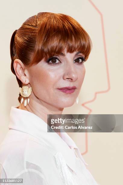 Actress Najwa Nimri attends the Fotogramas Awards 2019 at Florida Park Club on March 04, 2019 in Madrid, Spain.
