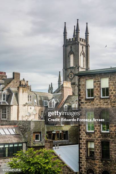 aberdeen streets - aberdeen - scotland stock pictures, royalty-free photos & images