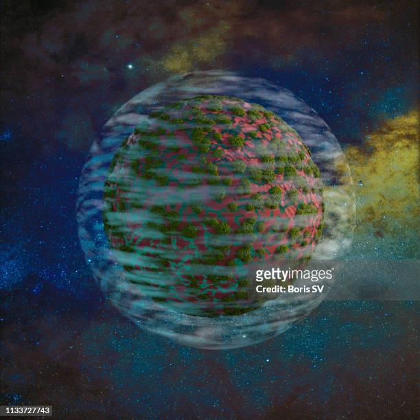 colonization - biosphere planet earth stockfoto's en -beelden