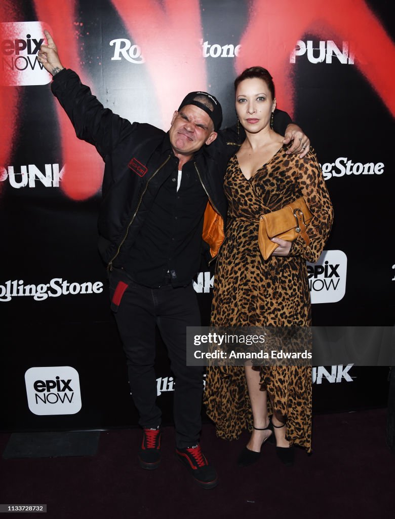 Premiere Of Epix's "Punk" - Arrivals