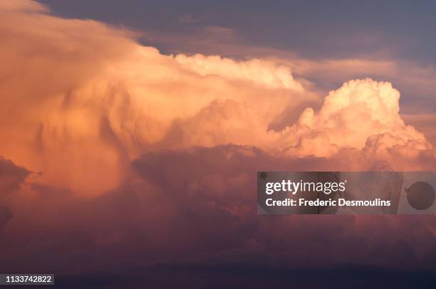 golden clouds - fond été foto e immagini stock