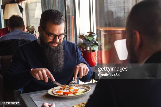 business team breakfast - breakfast meeting stock pictures, royalty-free photos & images