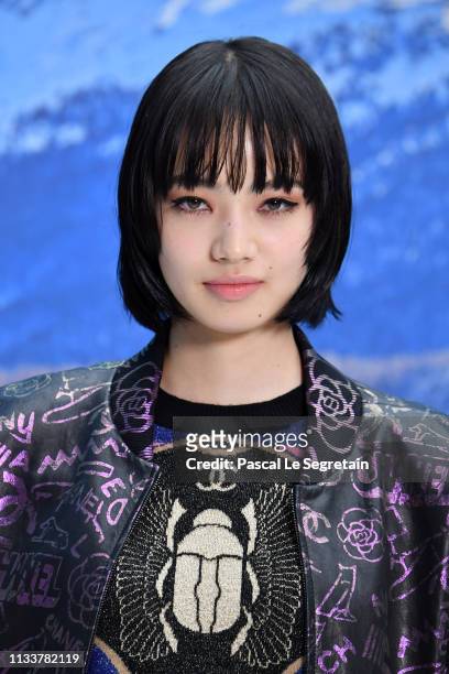 Nana Komatsu attends the Chanel show as part of the Paris Fashion Week Womenswear Fall/Winter 2019/2020 on March 05, 2019 in Paris, France.