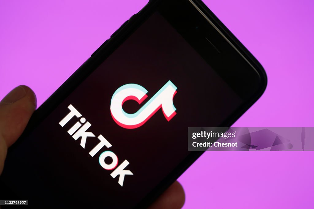 Tik Tok media App Illustration