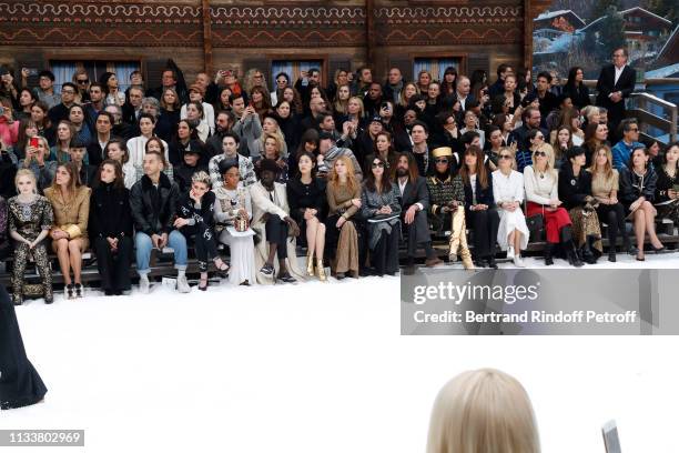 Ellie Bamber, Elisa Sednaoui, Marine Vacth, a guest, Kristen Stewart, Janelle Monae, a guest, Liu Wen, Clemence Poesy, Monica Bellucci, Nicolas...