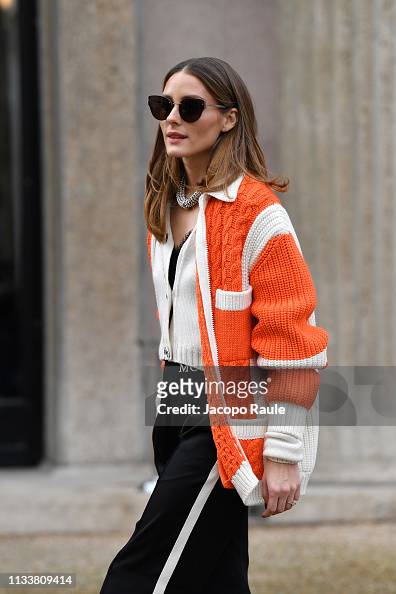 Olivia Palermo attends the Miu Miu show as part of the Paris Fashion ...