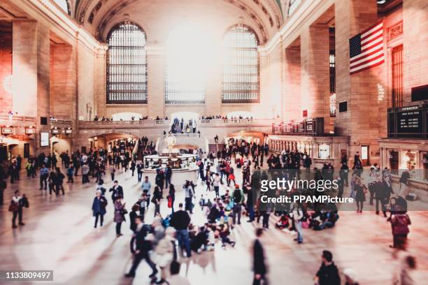 grand central terminal - grand central station manhattan stock pictures, royalty-free photos & images
