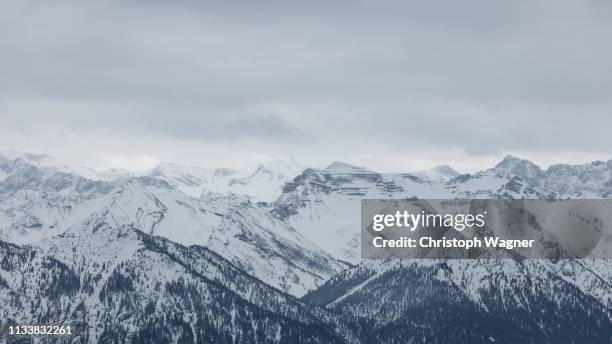 bayern - walchensee winter - lebensziel stock pictures, royalty-free photos & images