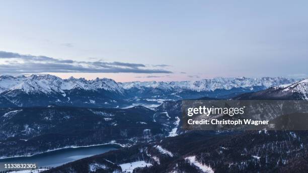 bayern - walchensee winter - lebensziel 個照片及圖片檔