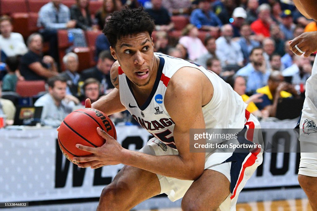 NCAA BASKETBALL: MAR 28 Div I Men's Championship - Sweet Sixteen - Florida St v Gonzaga