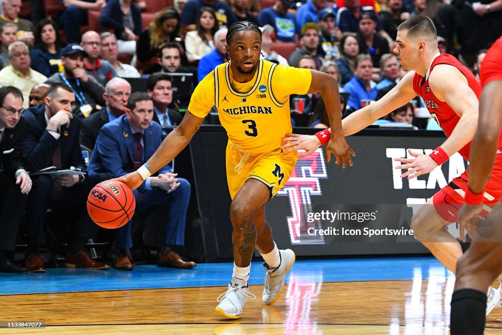 NCAA BASKETBALL: MAR 28 Div I Men's Championship - Sweet Sixteen - Texas Tech v Michigan