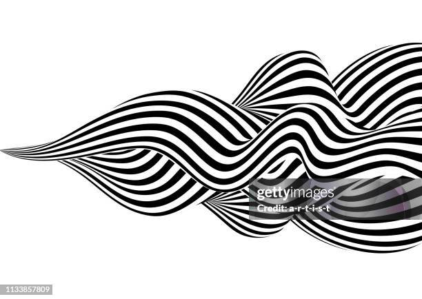 ilustraciones, imágenes clip art, dibujos animados e iconos de stock de fondo abstracto - waves pattern