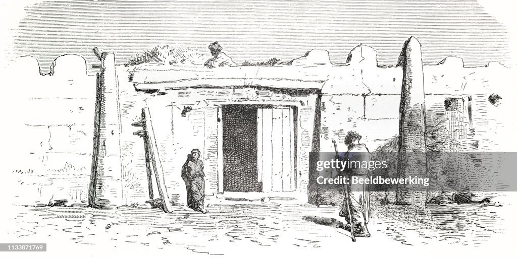 Arriving at Samarkand house in tajskent