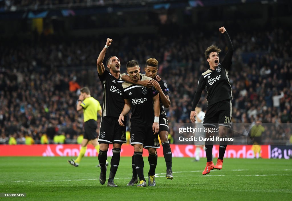 Real Madrid v Ajax - UEFA Champions League Round of 16: Second Leg