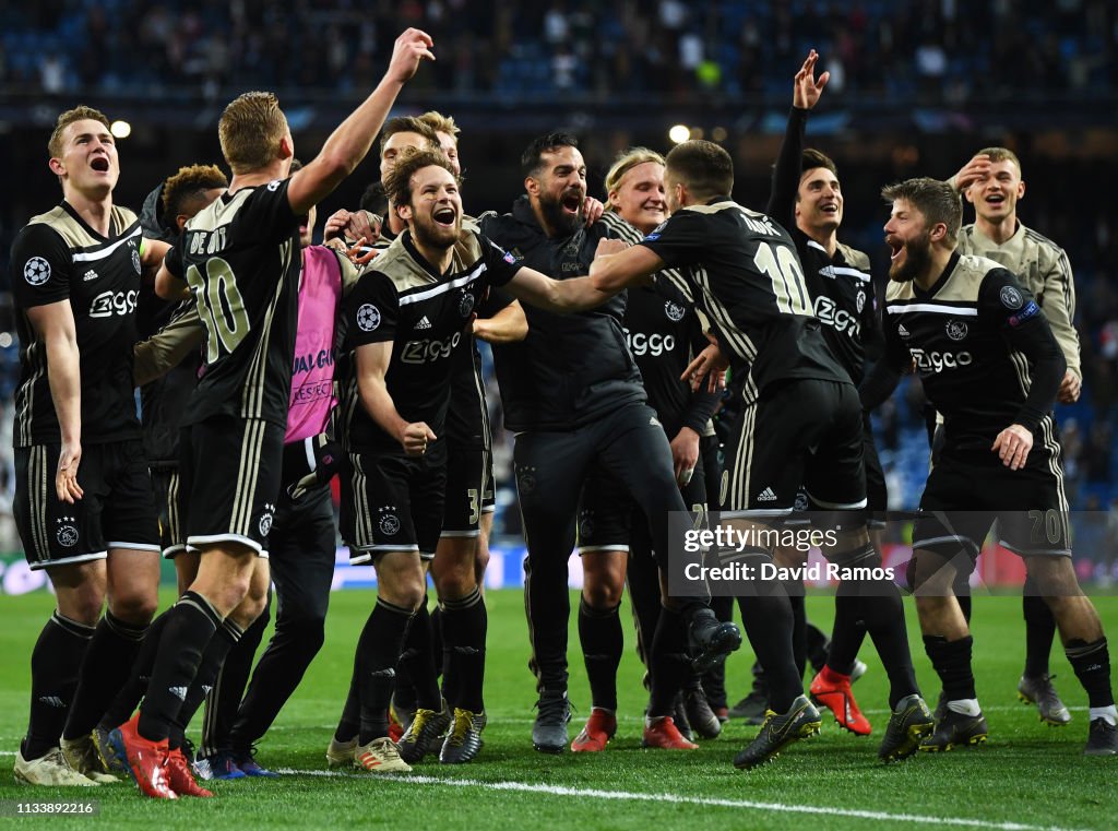 Real Madrid v Ajax - UEFA Champions League Round of 16: Second Leg