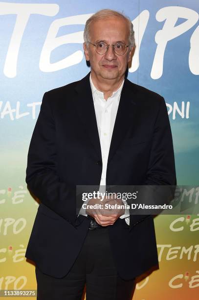 Walter Veltroni attends the photocall for "C'e Tempo" on March 05, 2019 in Milan, Italy.