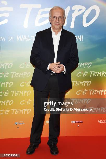 Walter Veltroni attends the photocall for "C'e Tempo" on March 05, 2019 in Milan, Italy.