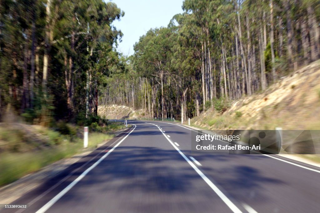 Road in victoria australia