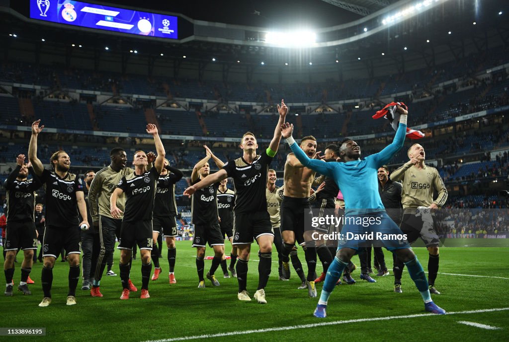 Real Madrid v Ajax - UEFA Champions League Round of 16: Second Leg