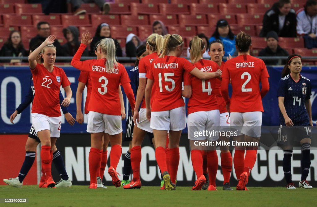 2019 SheBelieves Cup - England v Japan