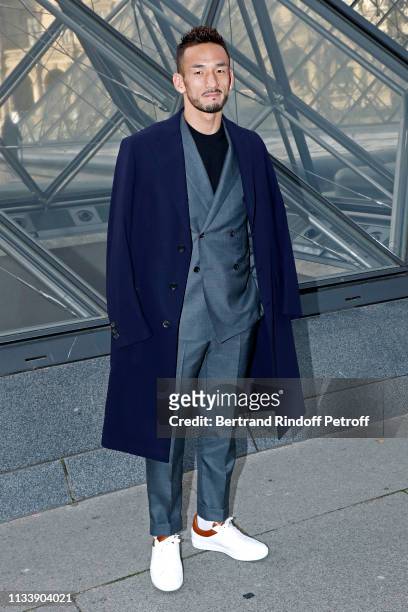 Hidetoshi Nakata attends the Louis Vuitton show as part of the Paris Fashion Week Womenswear Fall/Winter 2019/2020 on March 05, 2019 in Paris, France.