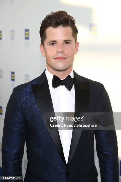 Charlie Carver attends The Human Rights Campaign 2019 Los Angeles Gala Dinner at JW Marriott Los Angeles at L.A. LIVE on March 30, 2019 in Los...