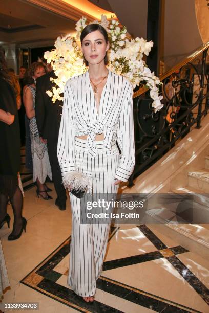 German singer Lena Meyer-Landrut during the Ritz Carlton Berlin Re-Opening Party at Ritz Carlton on March 5, 2019 in Berlin, Germany.