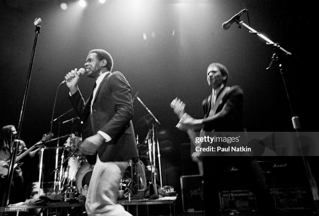 Selector Band British 2 Tone ska band The Selecter performs on stage at the Park ...