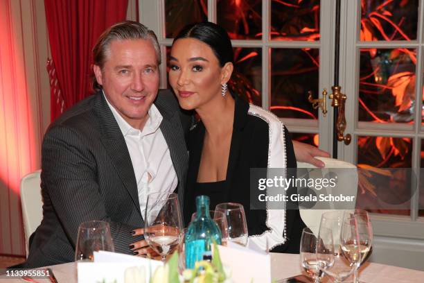 Franjo Pooth and Verona Pooth during the Gruner+Jahr Spa Awards at Brenners Park-Hotel & Spa on March 30, 2019 in Baden-Baden, Germany.