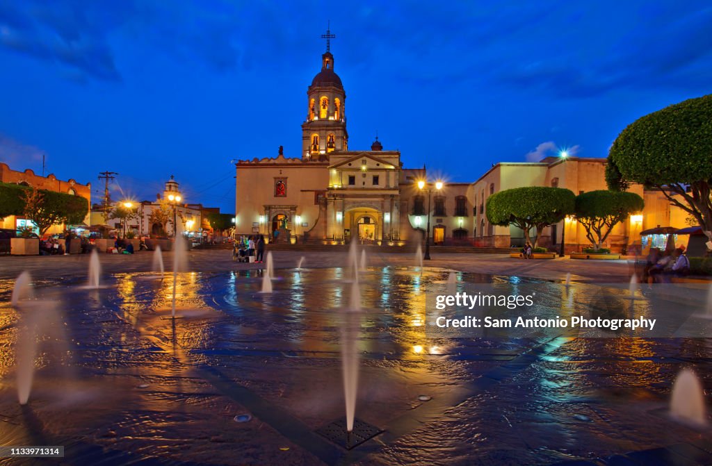Santa Cruz Temple and Convent in Queretaro, Mexico