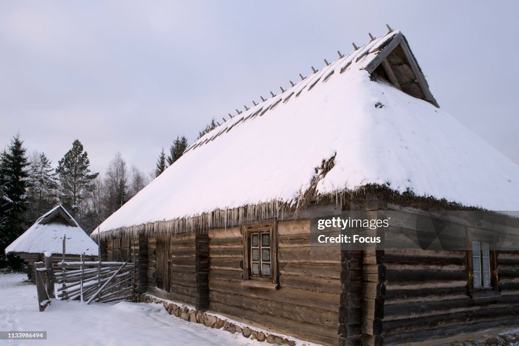 Exhibit Buildings at Vargamae.